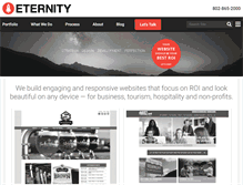Tablet Screenshot of eternitywebdev.com